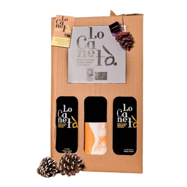Cesta Vino y Aceite de Canet